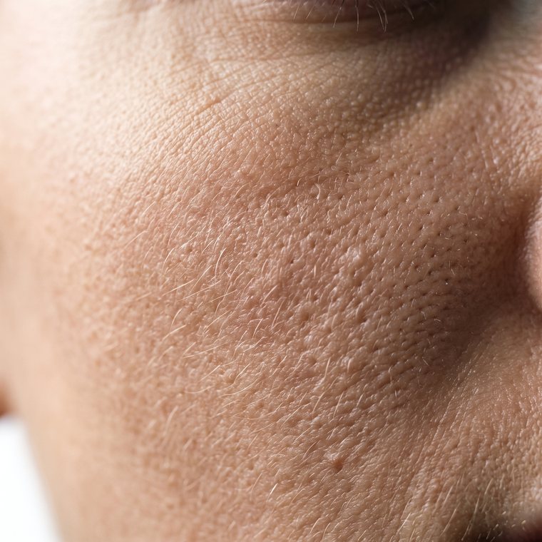Macro of real skin texture